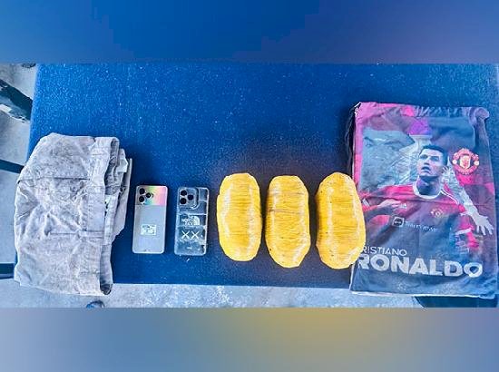 बीएसएफ ने अमृतसर में तस्करी की कोशिश नाकाम की, संदिग्ध हेरोइन के 3 पैकेज जब्त किए