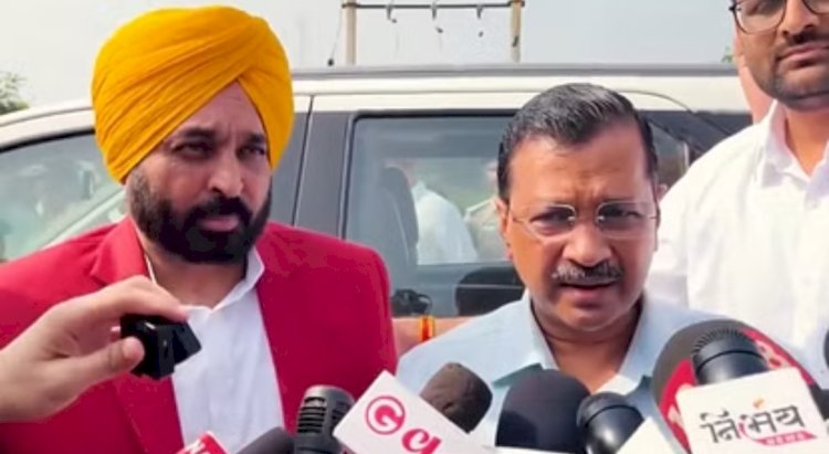 जेल में बंद आम आदमी पार्टी के विधायक से मिले अरविंद केजरीवाल और भगवंत मान, भाजपा पर साधा निशाना