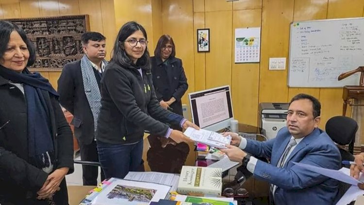 पूर्व डीसीडब्ल्यू चीफ स्वाति मालीवाल ने राज्यसभा नामांकन पत्र किया दाखिल, मां भी रहीं मौजूद