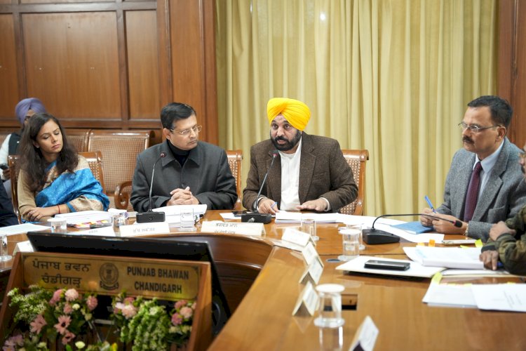 मुख्यमंत्रियों द्वारा पंजाब भर के डिप्टी कमिश्नरों के साथ मीटिंग  