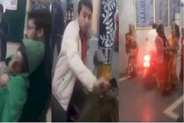 दादा की हालत बिगड़ी तो अस्पताल में बाइक लेकर घुसा शख्स, VIDEO वायरल