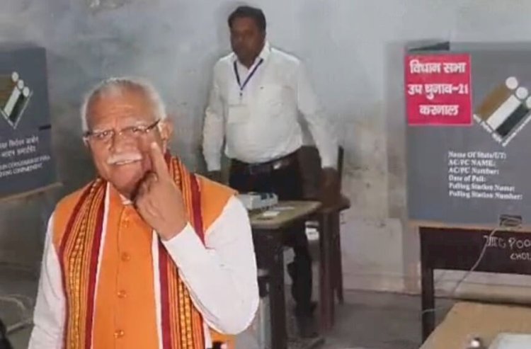 हरियाणा में आज हो रहा मतदान, 11 बजे तक 22 फीसदी लोगों ने डाला वोट, सीएम, पूर्व सीएम, पूर्व डिप्टी सीएम समेत इन बड़ी हस्तियों ने डाला वोट