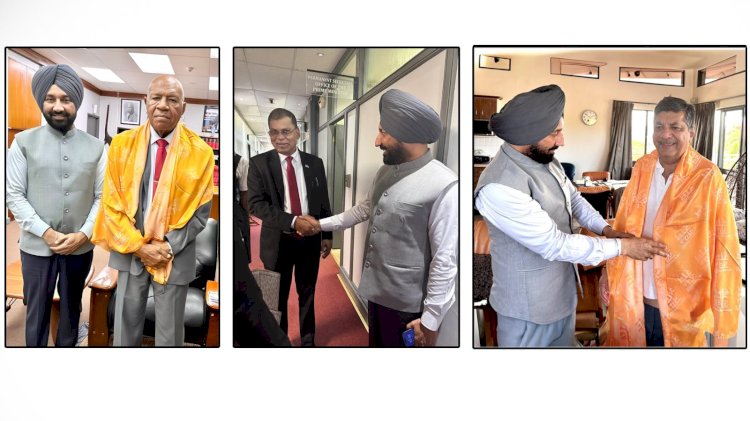 सांसद सतनाम सिंह संधू की फिजी के प्रधानमंत्री सीटिवेनी लिगामाडा राबुका से विशेष मुलाकात