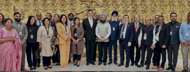 सांसद सतनाम सिंह संधू ने न्यूजीलैंड के उच्चस्तरीय प्रतिनिधिमंडल को भारतीय लोकतंत्र के इतिहास की दी जानकारी