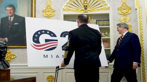 अमेरिकी राष्ट्रपति ने की  घोषणा ट्रम्प के आलीशान होटल में आयोजित किया जाएगा 2026 का जी-20 शिखर सम्मेलन