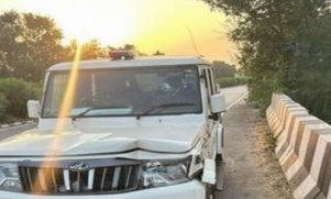 पटियाला-राजपुरा हाईवे पर DSP नाभा की गाड़ी का एक्सीडेंट, DSP का हाथ फ्रैक्चर और गनमैन गंभीर रूप से घायल