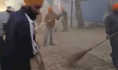 तीन पवित्र शहरों को होली सिटी घोषित करने के बाद पंजाब सरकार की सेवा भावना, फतेहगढ़ साहिब में सेवा करते दिखे आप विधायक