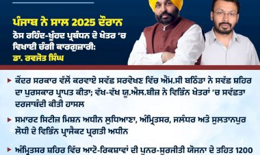 मान सरकार का "रंगला पंजाब अब 'स्वच्छ पंजाब' भी: देश के टॉप राज्यों में हुआ शामिल