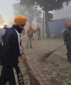 तीन पवित्र शहरों को होली सिटी घोषित करने के बाद पंजाब सरकार की सेवा भावना, फतेहगढ़ साहिब में सेवा करते दिखे आप विधायक