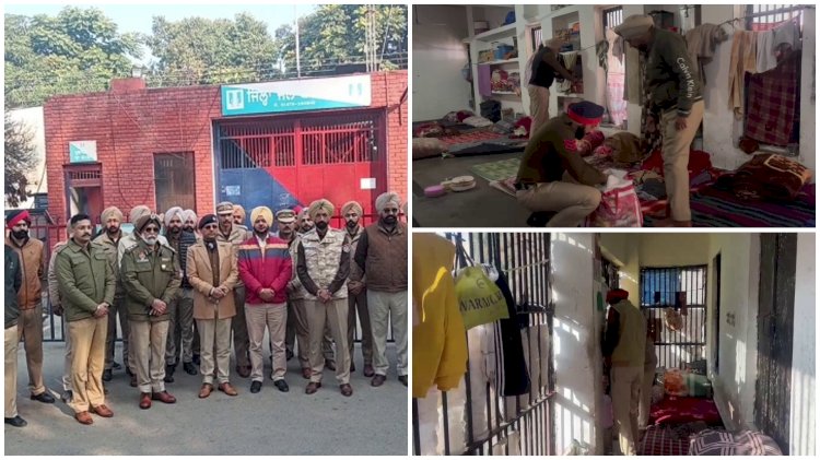 26 जनवरी से पहले एक्शन में बरनाला पुलिस, जिला जेल में चलाया गया CASO ऑपरेशन