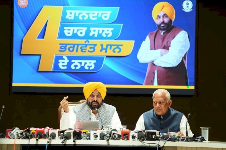 पंजाब द्वारा राजस्थान सरकार से दशकों से पानी के इस्तेमाल का 1.44 लाख करोड़ रुपए का बकाया वसूला जायेगा - मुख्यमंत्री भगवंत सिंह मान