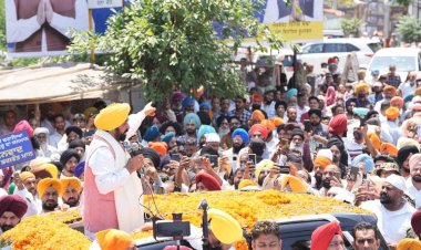 पंजाब में बेअदबी विरोधी कानून लागू होने के बाद मुख्यमंत्री भगवंत सिंह मान ने श्री आनंदपुर साहिब से 'शुक्राना यात्रा' का किया नेतृत्व