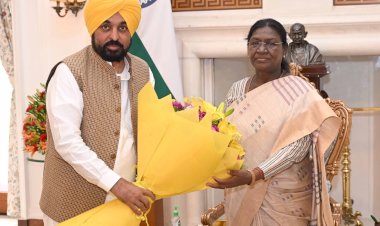 पंजाब के मुख्यमंत्री भगवंत सिंह मान ने राष्ट्रपति से की मुलाकात, ‘पंजाब के गद्दार’ राज्यसभा सदस्यों की सदस्यता रद्द करने की मांग की