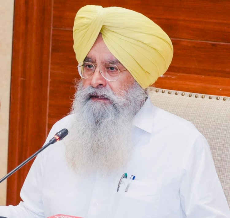पंजाब सरकार का वर्ष 2026-27 में 5 लाख एकड़ क्षेत्र को धान की सीधी बुवाई के तहत लाने का लक्ष्य; ऑनलाइन पोर्टल के माध्यम से मिलेगी 1500 रुपये प्रति एकड़ वित्तीय सहायता: गुरमीत खुड्डियां