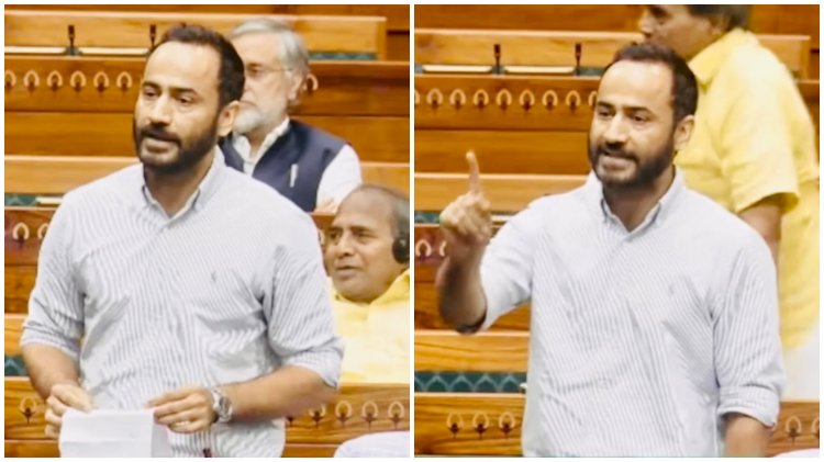 लोकसभा में मीत हेयर ने धर्म और जाति के आधार पर राजनीति करने पर केंद्र सरकार को घेरा