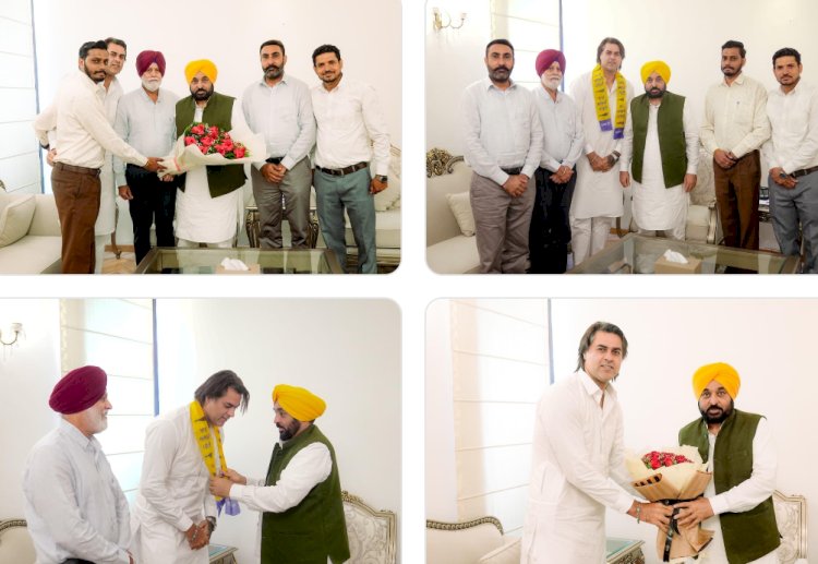 भगवंत मान सरकार की जनहित वाली नीतियों से प्रभावित होकर, पूर्व भारतीय क्रिकेटर मनप्रीत सिंह 'गोनी' और इंटरनेशनल गोल्ड मेडलिस्ट कुनार आम आदमी पार्टी में शामिल