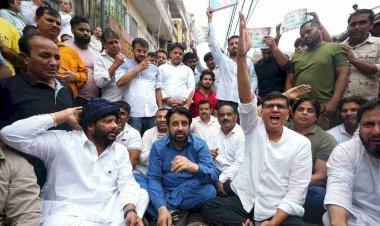 दिल्ली में आली गांव के दलितों का घर तोड़ने पर अमादा भाजपा सरकार के खिलाफ ‘‘आप’’ का हल्ला बोल